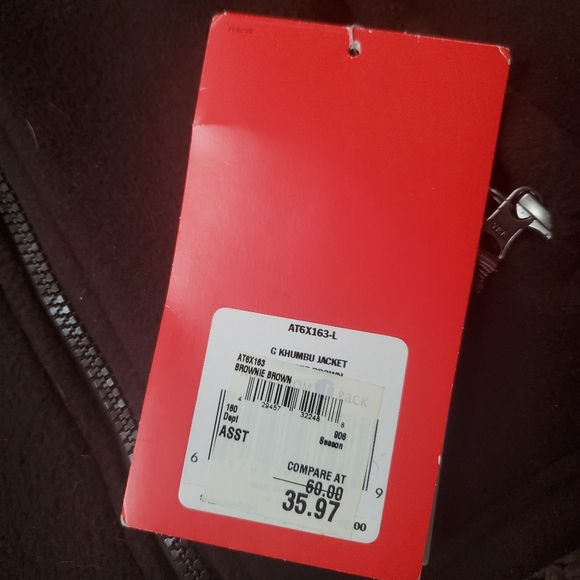 North Face Girls Brown Fleece Jacket NWT - Picture 3 of 3